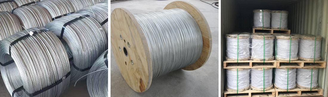 galvanized strand wire package